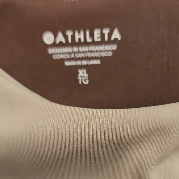Athleta Sports Bra in Taupe and Brown - Picture 3 of 6